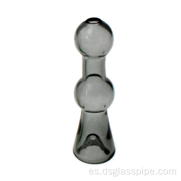 4 pulgadas Bat de cigarrillo de vidrio Un tubo de vidrio OG transparente para fumar Tuberías de tabaco Accesorios OG Chillum 12 mm Dia